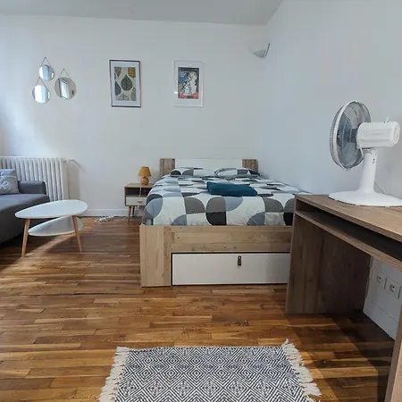 Studio Jaures - Equipped Studio Near Paris With Private Bathroom Montrouge Exterior photo